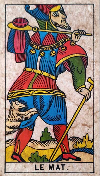 קלף טארוט של מרסיי קלאסי השוטה