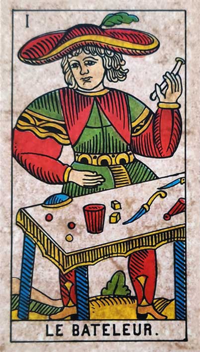 קלף טארוט של מרסיי קלאסי הקוסם