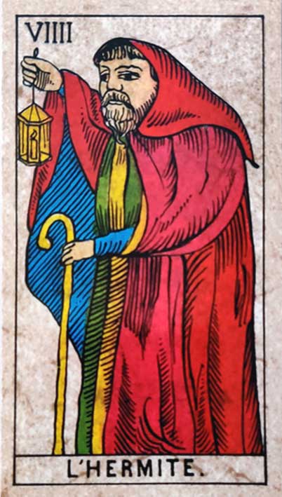 קלף טארוט של מרסיי קלאסי הנזיר
