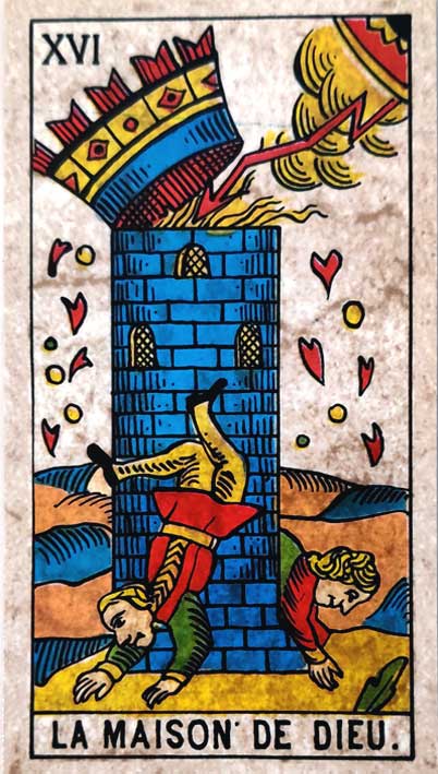 קלף טארוט של מרסיי קלאסי המגדל