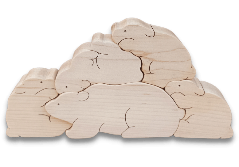 Wooden anthroposophical puzzle (2)