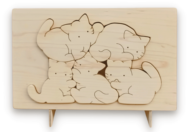 Wooden anthroposophical puzzle (5)